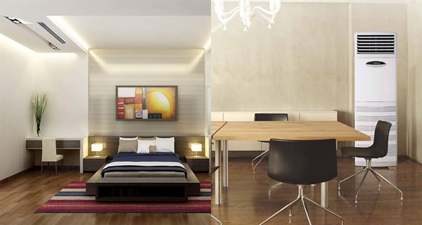 So sánh máy lạnh tủ đứng và máy lạnh âm trần