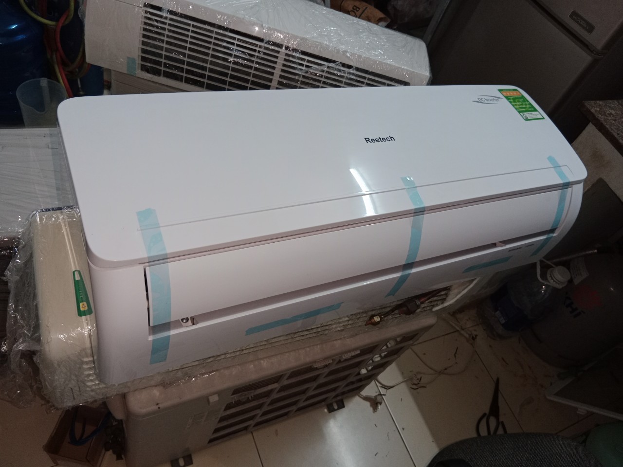 Máy lạnh cũ Retech 1.5HP inverter giá rẻ