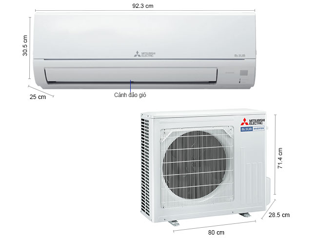 Máy Lạnh Mitsubishi Electric MSY-JP25VF (1.0Hp) Inverter