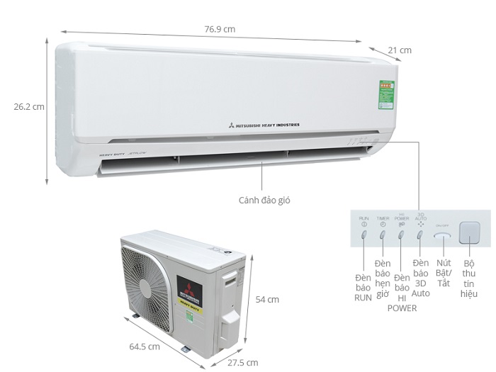 Máy lạnh cũ Mitsubishi 2Hp hàng thùng