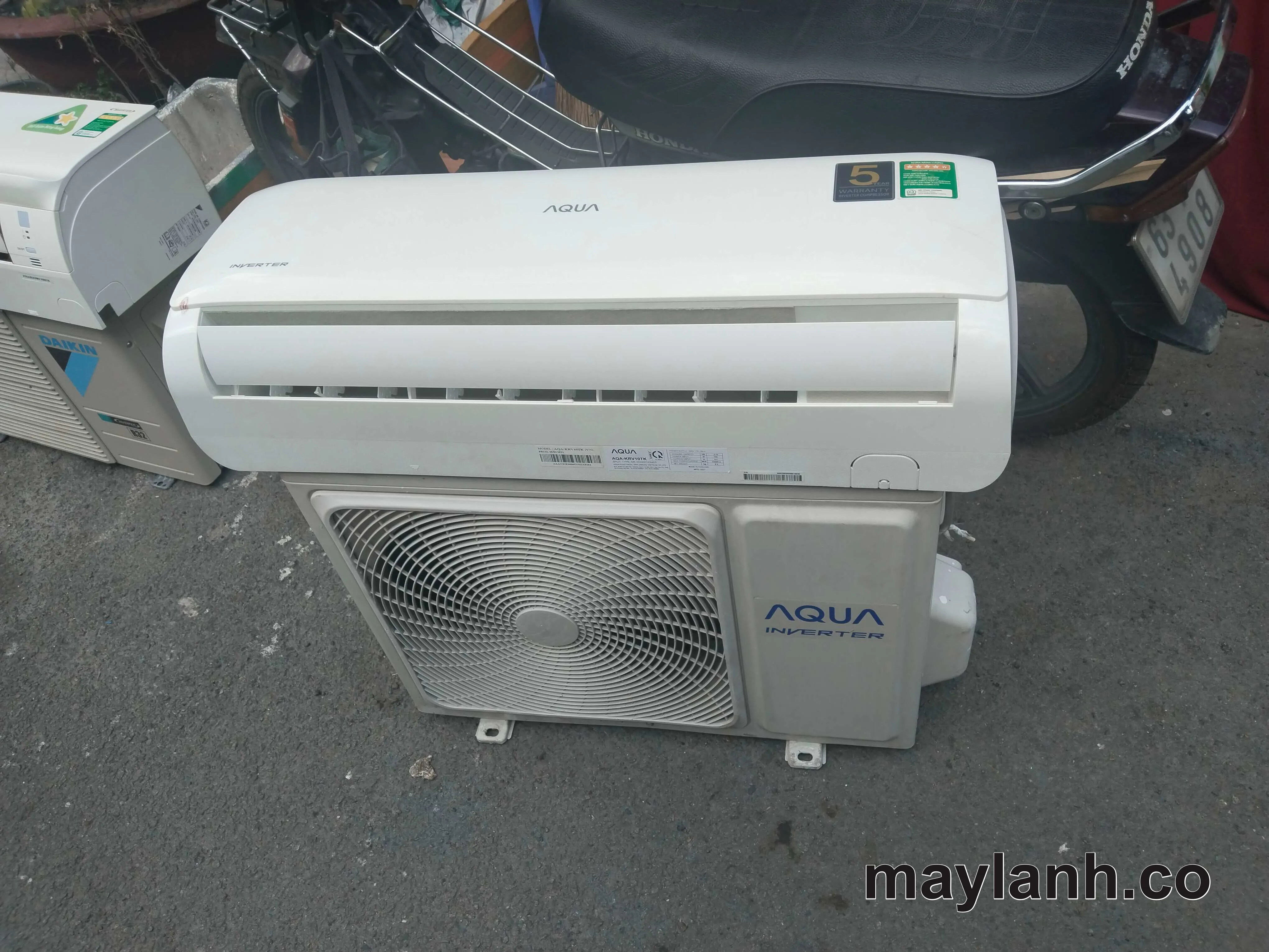 Máy lạnh Aqua 1.5 Hp Inverter Cũ