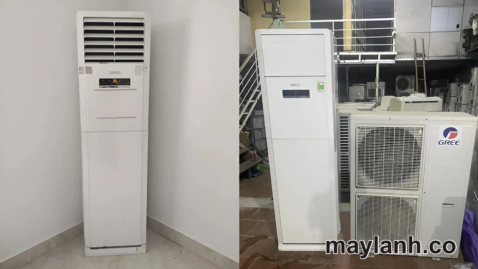 Máy lạnh cũ Gree 3Hp hàng thùng
