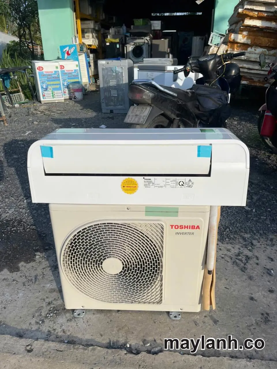 Máy Lạnh Toshiba 1HP Inverter Cũ